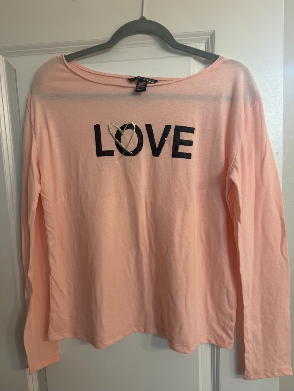 Victoria's Secret Pink 'LOVE' Long-Sleeve Top
